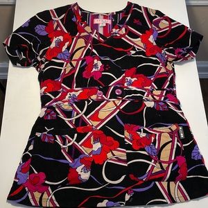 Koi scrub top